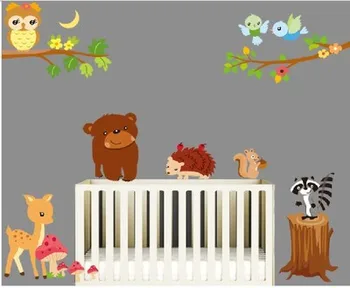 DIY Cartoon Animal Friends Kids Room Decoration Vinyl Wall Sticker Owl on the Tree Birds Home Decal Nursery Wall Decor Wall Art
DIY Cartoon Animal Friends Kids Room Decoration Vinyl Wall Sticker Owl on the Tree Birds Home Decal Nursery Wall Decor Wall Art