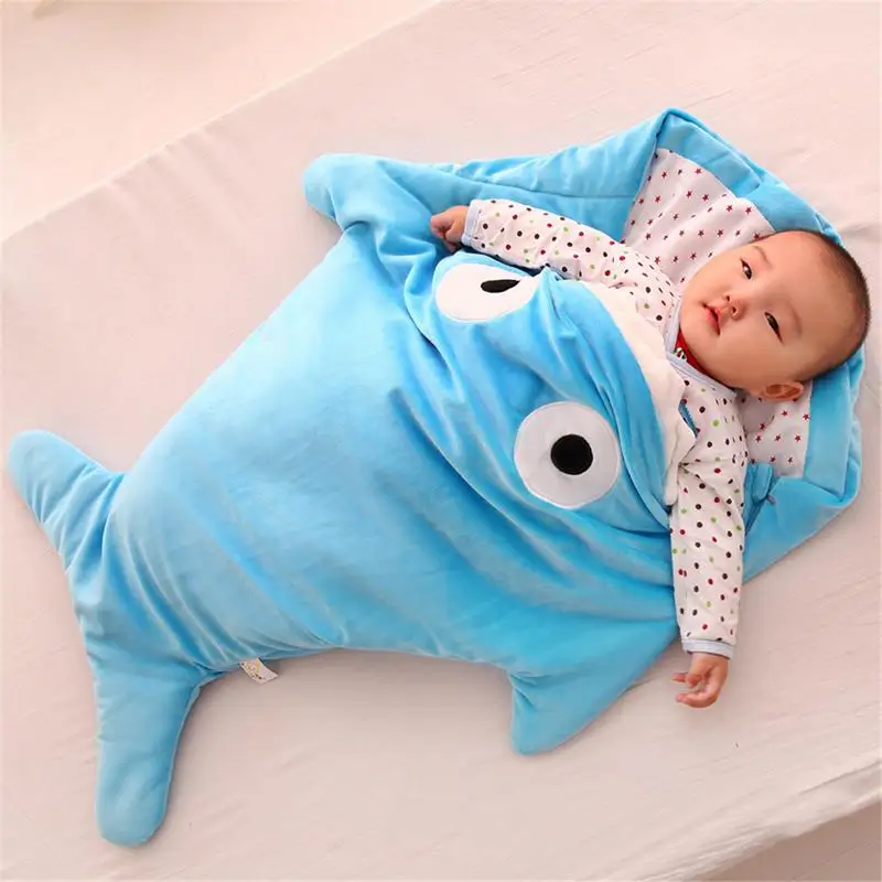 Infant Sleeping Bag Shark Shape Sleeping Bag Cartoon Anti-kick Is Autumn And Winter Newborn Baby Out Of Cotton Creative Gifts 
Infant Sleeping Bag Shark Shape Sleeping Bag Cartoon Anti-kick Is Autumn And Winter Newborn Baby Out Of Cotton Creative Gifts