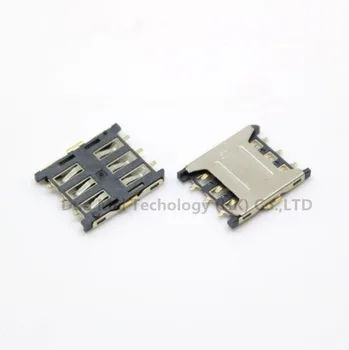 100PCS Nano-SIM card holder Plug Type 6PIN mini sim card socket nano sim card connector .
100PCS Nano-SIM card holder Plug Type 6PIN mini sim card socket nano sim card connector .