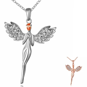 5.2*3.5cm 925 Sterling Silver Necklace Rose Gold/Platinum Angel Pendant Fashion Rolo Wedding Jewelry Gift Women Fine Jewelry
5.2*3.5cm 925 Sterling Silver Necklace Rose Gold/Platinum Angel Pendant Fashion Rolo Wedding Jewelry Gift Women Fine Jewelry
