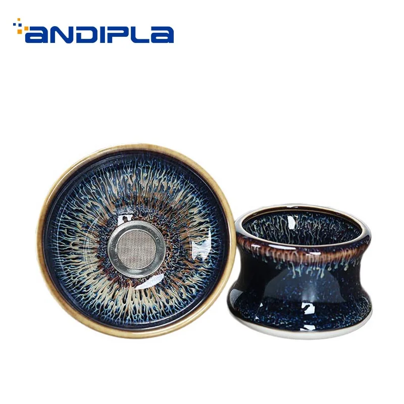 Jingdezhen Creative Ceramic Pottery Tea Leaves Strainer Home Kung Fu Tea Set Accessories Coffee Milk Water Filter Tea Drain Tool
Jingdezhen Creative Ceramic Pottery Tea Leaves Strainer Home Kung Fu Tea Set Accessories Coffee Milk Water Filter Tea Drain Tool