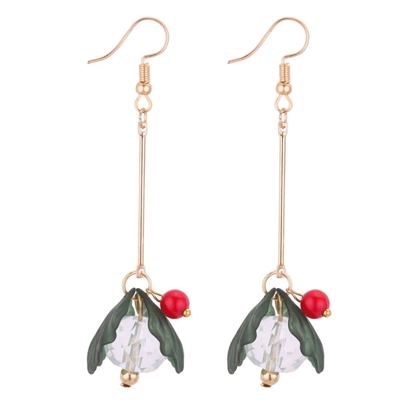 4 цвета 2018 новые корейские Jewelry красивый цветок лепестки кулон серьги для Для