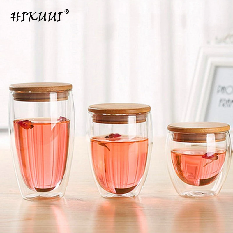 250ml-650ml 4 Style Glass Flower Cup Double-Layer Glass Water Cup Coffee Vacuum Insulation Bamboo Cover Single Use Drinkware
250ml-650ml 4 Style Glass Flower Cup Double-Layer Glass Water Cup Coffee Vacuum Insulation Bamboo Cover Single Use Drinkware