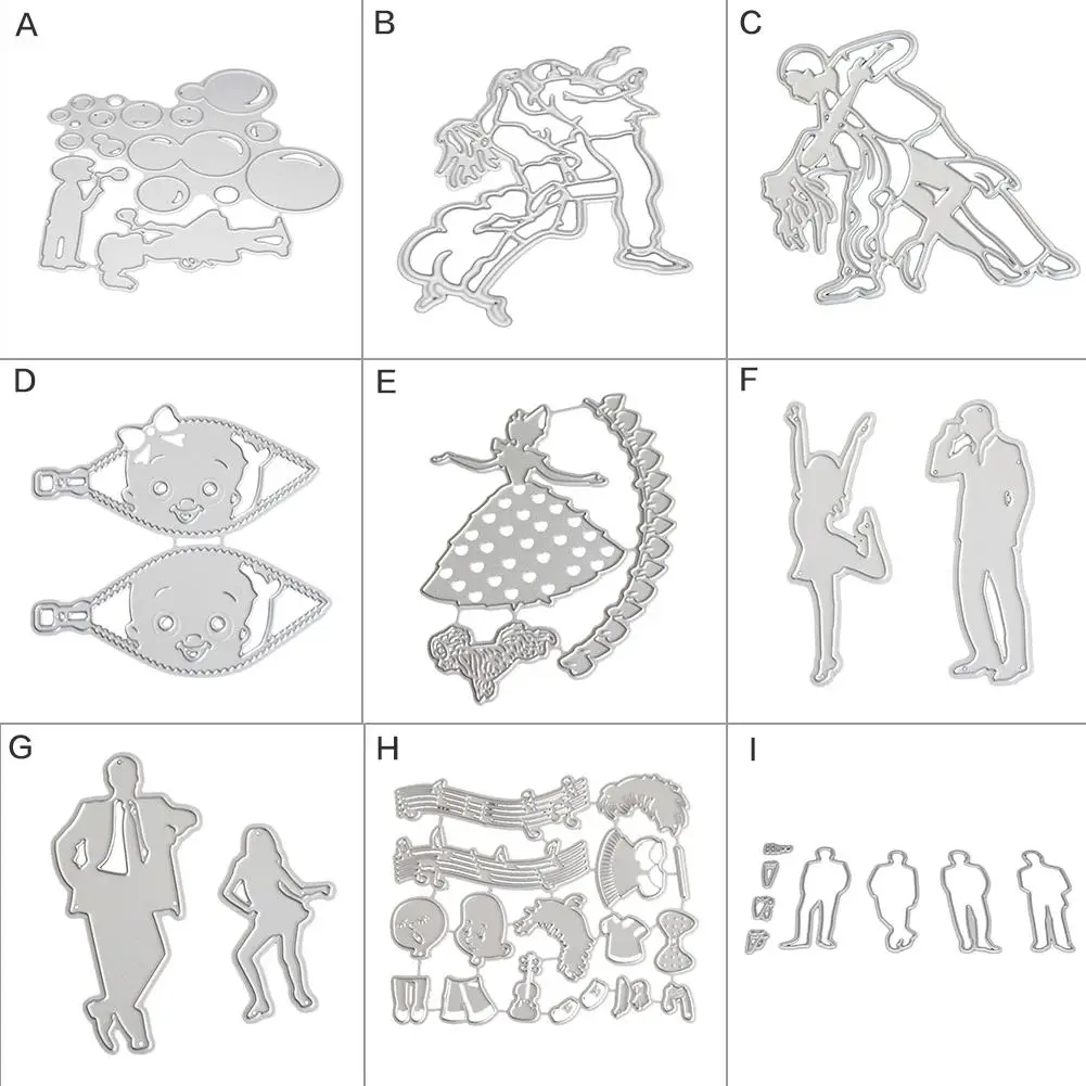 People Image Series Greeting Card Album DIY Craft Cutting Die Creative Carbon Steel DIY Metal Cutting Die Embossing Die
People Image Series Greeting Card Album DIY Craft Cutting Die Creative Carbon Steel DIY Metal Cutting Die Embossing Die