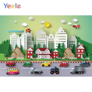 Yeele Clouds Sun Buildings Cars City Trees Cartoon Photography Backgrounds Photographic Customized Backdrops for Photo Studio
Yeele Clouds Sun Buildings Cars City Trees Cartoon Photography Backgrounds Photographic Customized Backdrops for Photo Studio