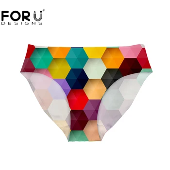 FORUDESIGNS Mid-rise Women Sexy Panties 3D Geometric Hexagon Pattern Briefs for Female Seamless Breathable Panties Women Panties
FORUDESIGNS Mid-rise Women Sexy Panties 3D Geometric Hexagon Pattern Briefs for Female Seamless Breathable Panties Women Panties