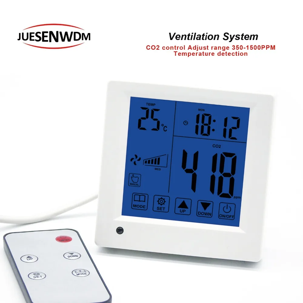 Remote control monitor detector co2 analyzers control Three-speed ventilator for air system
Remote control monitor detector co2 analyzers control Three-speed ventilator for air system