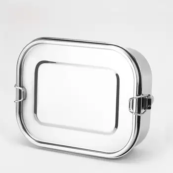LanLan Square 304 Stainless Steel Preservation Lunch Box with Silicone Sealing Ring Leak-Proof Food Container Bento Box
LanLan Square 304 Stainless Steel Preservation Lunch Box with Silicone Sealing Ring Leak-Proof Food Container Bento Box