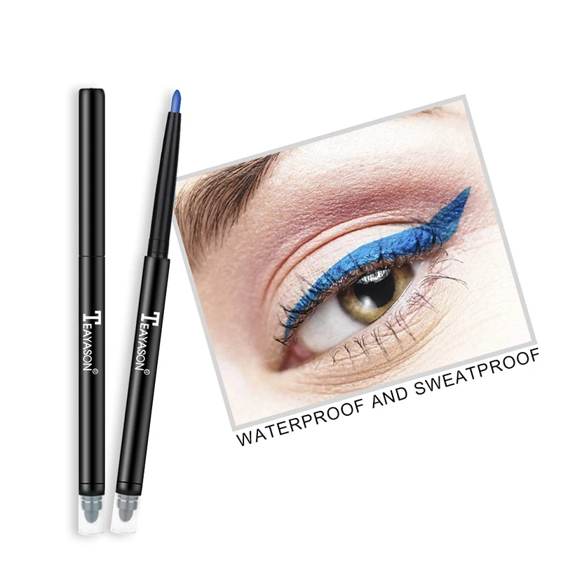 Blue Eyeliner Pencil Gel Black Eyes Make up Colorful Double Head Long-Lasting Green Red Pink Yellow Liquid Eye Liner Pen
Blue Eyeliner Pencil Gel Black Eyes Make up Colorful Double Head Long-Lasting Green Red Pink Yellow Liquid Eye Liner Pen