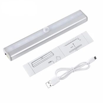 10 LED IR Infrared Motion Detector Wireless Sensor Lighting Closet Night USB Battery Recharging Lamp for Cabinet Wardrobe Light
10 LED IR Infrared Motion Detector Wireless Sensor Lighting Closet Night USB Battery Recharging Lamp for Cabinet Wardrobe Light