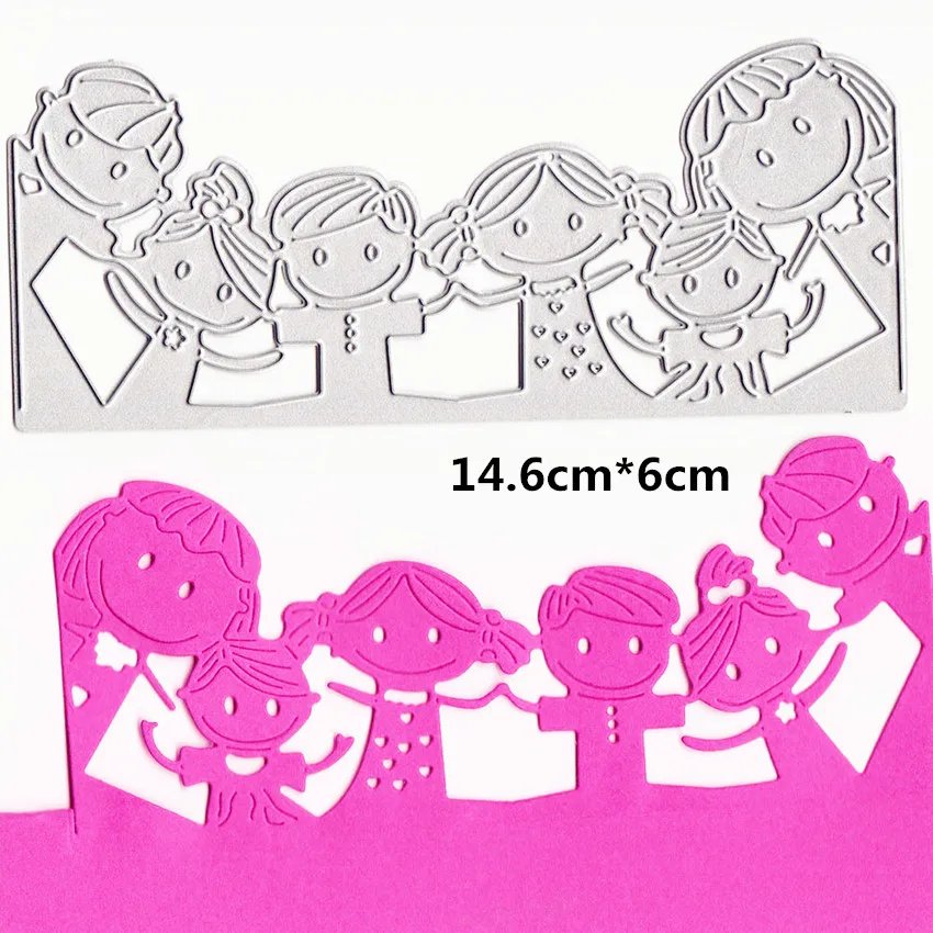 happy kids children metal cutting dies for scrapbooking making DIY photo album gift box decor embossing craft kid die cutters
happy kids children metal cutting dies for scrapbooking making DIY photo album gift box decor embossing craft kid die cutters