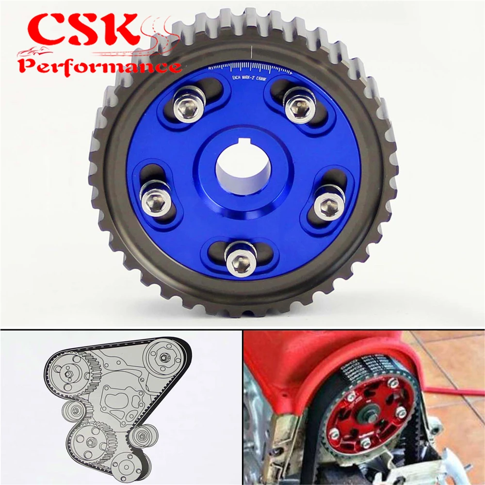 1 Pcs Adjustable Cam Gears Pulley Alloy Timing Gear Fits For Honda SOHC D15/D16 D-SERIES Engine Red/Blue/Purple
1 Pcs Adjustable Cam Gears Pulley Alloy Timing Gear Fits For Honda SOHC D15/D16 D-SERIES Engine Red/Blue/Purple