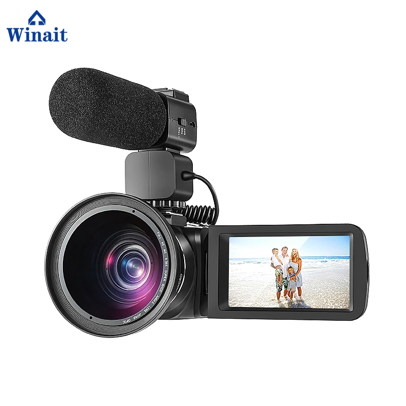 1080P HD цифровая видеокамера камера Fotografica Профессиональный HDV-Z80 10x оптический зум