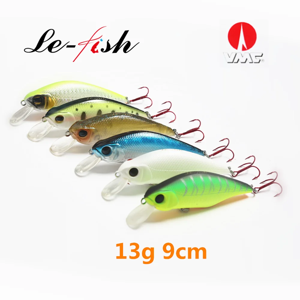 Le-Fish Hard Bait Minnow lure 13g/9cm Floating Minnow Bait Bass Fishing Lures With 6# VMC Hooks peche isca artificial bait
Le-Fish Hard Bait Minnow lure 13g/9cm Floating Minnow Bait Bass Fishing Lures With 6# VMC Hooks peche isca artificial bait