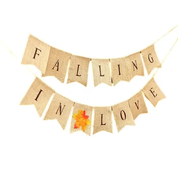 Burlap Banner Bunting Garland FALLING IN LOVE letters Valentine's Day Flag Decoration Thanksgiving Day Happy Autumn Home Decor
Burlap Banner Bunting Garland FALLING IN LOVE letters Valentine's Day Flag Decoration Thanksgiving Day Happy Autumn Home Decor