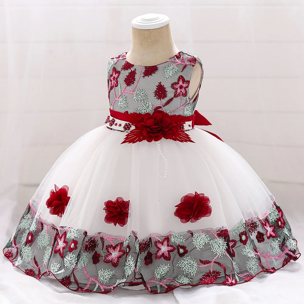 Toddler Girl Infant Princess Embroidery Flower Tutu Dress Baby Girl Wedding Dress Kids Party Vestidos for Baby 1 Years birthday
Toddler Girl Infant Princess Embroidery Flower Tutu Dress Baby Girl Wedding Dress Kids Party Vestidos for Baby 1 Years birthday