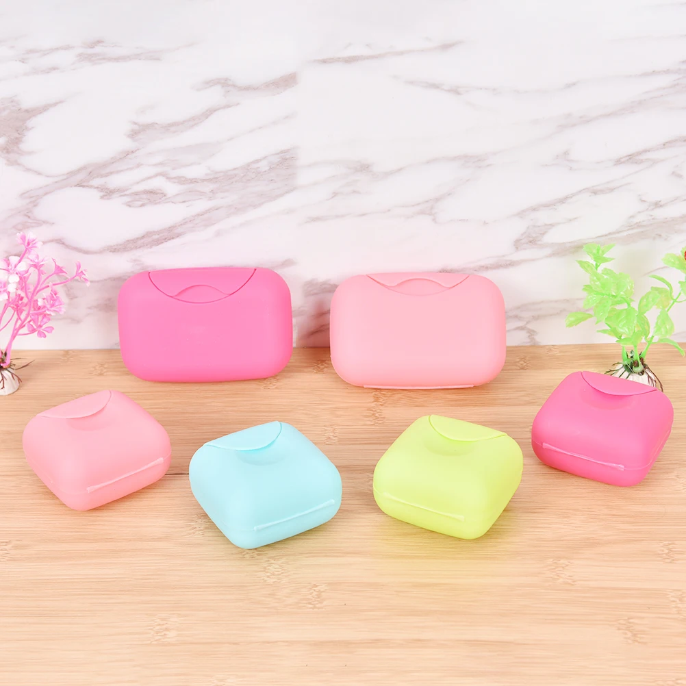 Candy Color Plastic Travel Lock Seal Soap Box Creative Portable Toilet Soap Boxes with Lid Holder Sealing
Candy Color Plastic Travel Lock Seal Soap Box Creative Portable Toilet Soap Boxes with Lid Holder Sealing