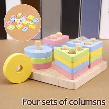 Wooden Maths Toys Wooden Puzzle 3D Wood Count Geometric Shape Cognition Puzzle Game Teaching Math Educational Toys for Children
Wooden Maths Toys Wooden Puzzle 3D Wood Count Geometric Shape Cognition Puzzle Game Teaching Math Educational Toys for Children