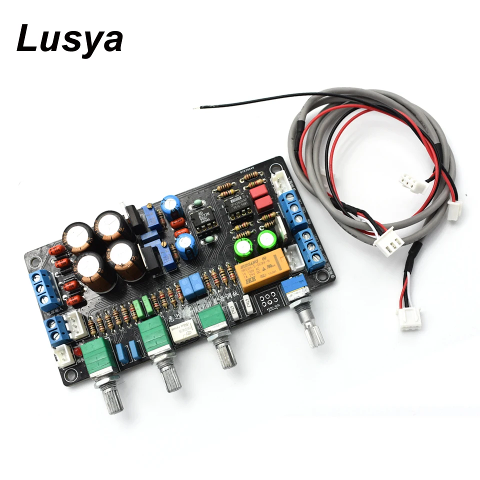 OPA2604+AD827 HIFI OPAMP 5532 Preamp Board Pre-amplifier Volume Tone Control Finished Board AC 12-18V T0421
OPA2604+AD827 HIFI OPAMP 5532 Preamp Board Pre-amplifier Volume Tone Control Finished Board AC 12-18V T0421