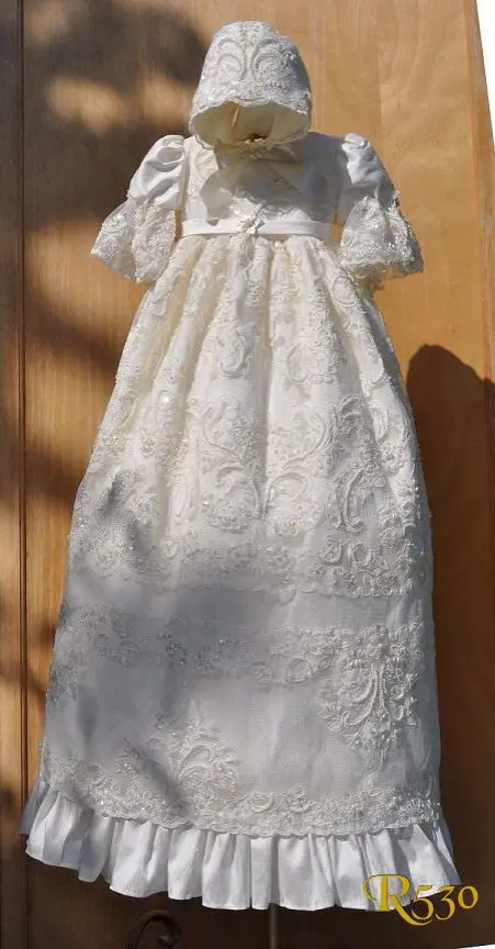 Gorgeous newborn Robe Christening Gown Baby Gown Baptism Dresses Lace Appliques Beads Vestido De Noiva With Bonnet
Gorgeous newborn Robe Christening Gown Baby Gown Baptism Dresses Lace Appliques Beads Vestido De Noiva With Bonnet