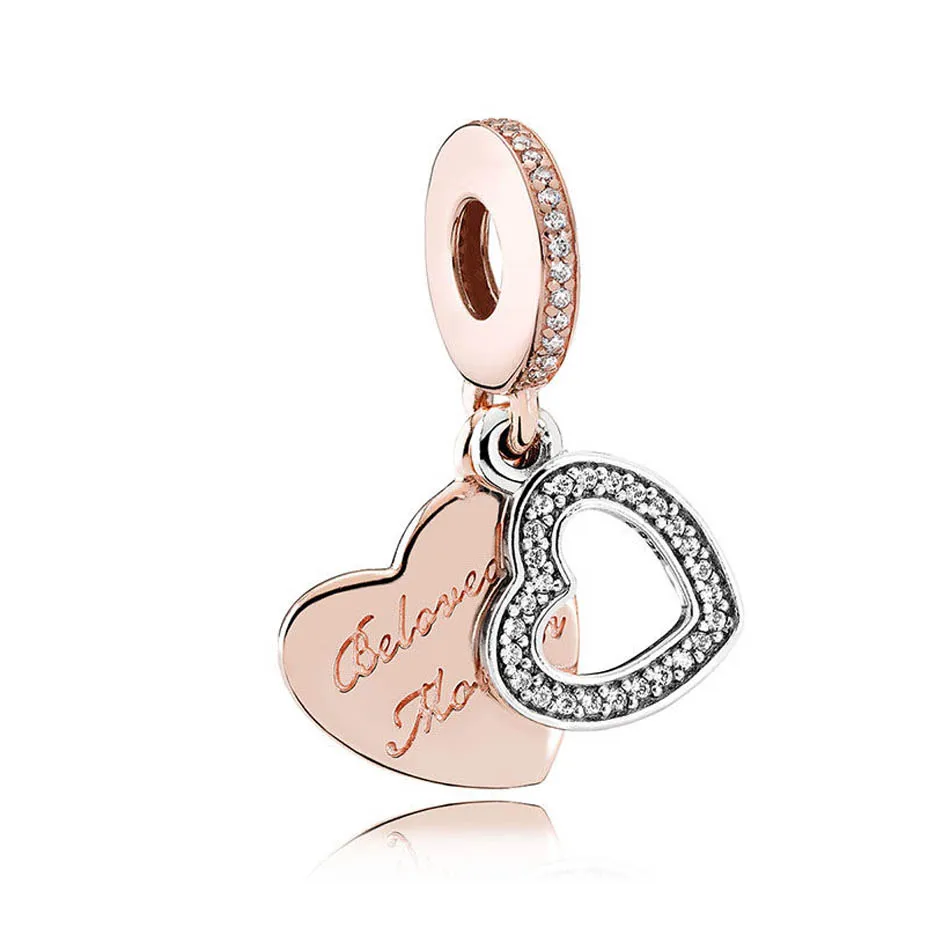Authentic 925 Sterling Silver DIY Jewelry Beloved Mother Dangle Pendant fit Pandora Bracelet Rsoe & Clear CZ
Authentic 925 Sterling Silver DIY Jewelry Beloved Mother Dangle Pendant fit Pandora Bracelet Rsoe & Clear CZ