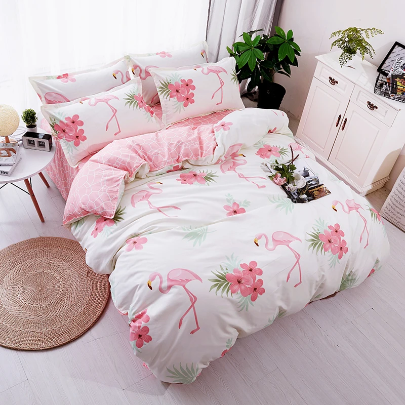 Flamingo Cartoon Lovely Home Cozy Textile Bedding Sets Duvet Cover Pillowcase Sheet Linen Twin Full Queen King Size 3/4Pcs
Flamingo Cartoon Lovely Home Cozy Textile Bedding Sets Duvet Cover Pillowcase Sheet Linen Twin Full Queen King Size 3/4Pcs