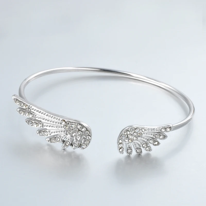 Korean Version Of The Fine Jewelry Angel Wing Adjustable Chic Cute Bracelet Girl Girl Charm Bangles For Women Wholesale
Korean Version Of The Fine Jewelry Angel Wing Adjustable Chic Cute Bracelet Girl Girl Charm Bangles For Women Wholesale