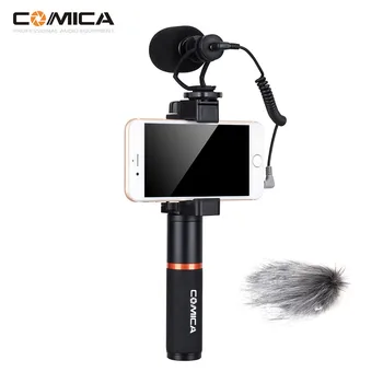 COMICA CVM-VM10-K1 Smartphone Video Rig with Cardioid Directional Video Microphone Shock-Mount Grip Handle for iPhone X 8 HUAWEI
COMICA CVM-VM10-K1 Smartphone Video Rig with Cardioid Directional Video Microphone Shock-Mount Grip Handle for iPhone X 8 HUAWEI