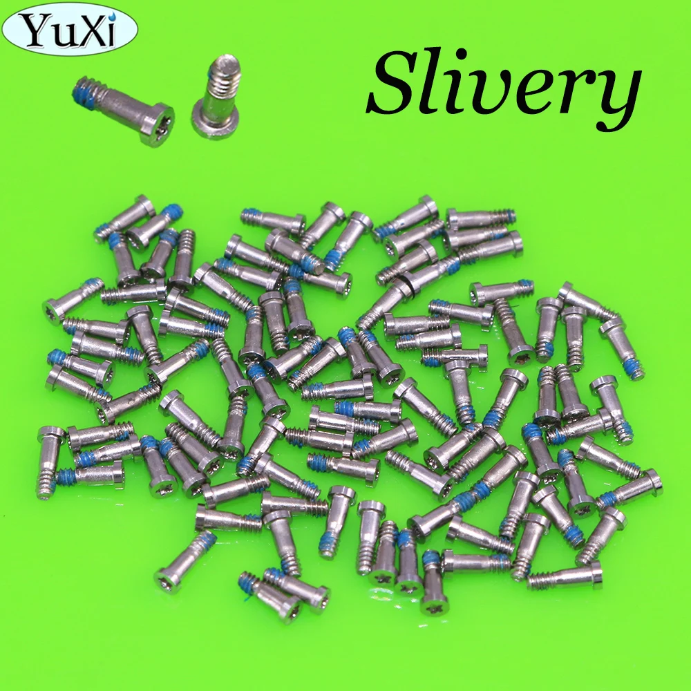 

YuXi 20pcs Silvery white Torx Five Pointed Star Screw Pentacle Dock Bottom Connector Back Bolt For iPhone 5 5S 6 6Plus