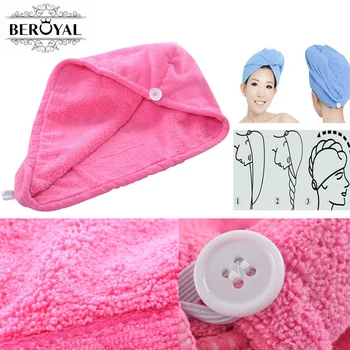 Beroyal Brand Hair Towel-1pc/set Plush 28*65cm Microfiber Magic Drying Turban Wrap Towel/Hat/Cap Dry Quick Dry Hair Dryer
Beroyal Brand Hair Towel-1pc/set Plush 28*65cm Microfiber Magic Drying Turban Wrap Towel/Hat/Cap Dry Quick Dry Hair Dryer