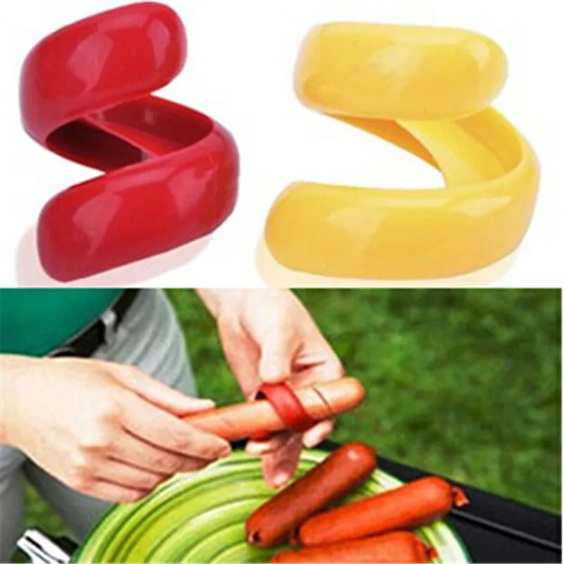 2PCs Manual Fancy Sausage Cutter Spiral Hot Dogs Cutter Slicer Barbecue Kitchen Fruit Vegetable Tools Cutting Auxiliary Gadget
2PCs Manual Fancy Sausage Cutter Spiral Hot Dogs Cutter Slicer Barbecue Kitchen Fruit Vegetable Tools Cutting Auxiliary Gadget
