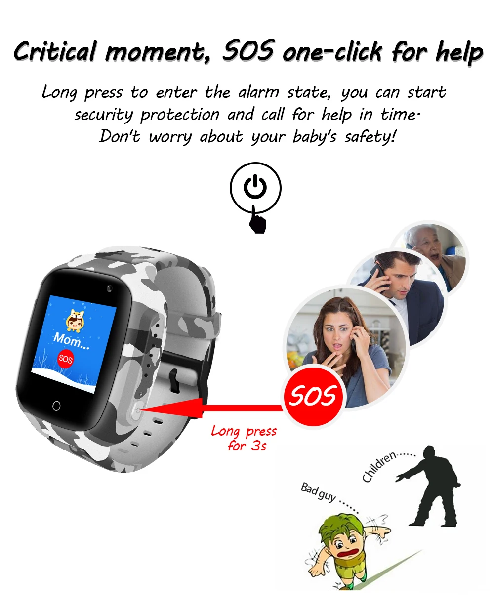 LEMFO LEC2 Kids IP67 Waterproof Smart Watch With GPS Wifi 600Mah Battery And SOS For Children 8 LEMFO LEC2 Kids IP67 Waterproof Smart Watch With GPS Wifi 600Mah Battery And SOS For Children 8