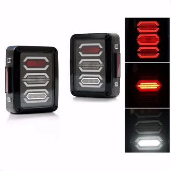 Diamond Series Clear Lens Red LED Tail Brake Light Assembly w/ Turn Signal & Back Up For Jeep Wrangler JK JKU 2007 - 2017
Diamond Series Clear Lens Red LED Tail Brake Light Assembly w/ Turn Signal & Back Up For Jeep Wrangler JK JKU 2007 - 2017