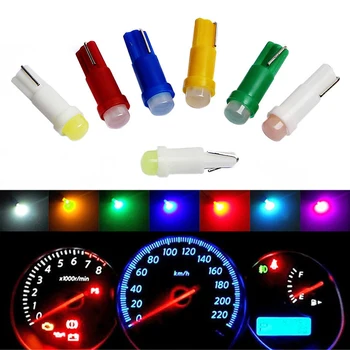 10pcs Car Interior Bulb T5 Led 1 SMD DC 12V Light Dashboard Gauge Instrument Ceramic Car Auto Side Wedge Light Lamp Car Styling
10pcs Car Interior Bulb T5 Led 1 SMD DC 12V Light Dashboard Gauge Instrument Ceramic Car Auto Side Wedge Light Lamp Car Styling