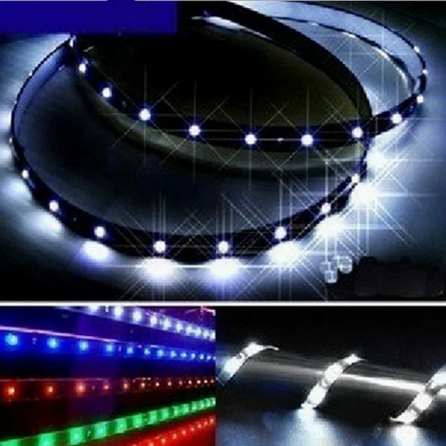 5 color 30cm 15 LED strip 5050 3528 DC 12V waterproof flexible light DIY Tape Daytime Running Lamps Auto Car DRL light Fog lamp
5 color 30cm 15 LED strip 5050 3528 DC 12V waterproof flexible light DIY Tape Daytime Running Lamps Auto Car DRL light Fog lamp