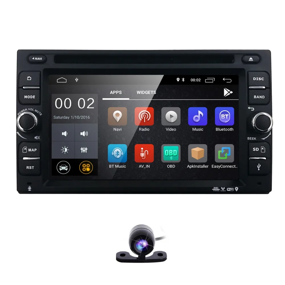 2DIN Android8.1 Quad Core 4G Wifi 6.2" Car Radio Stereo DVD Player GPS Navi steering wheel OBD Front USB/DVR SD DAB DVBT Camera
2DIN Android8.1 Quad Core 4G Wifi 6.2" Car Radio Stereo DVD Player GPS Navi steering wheel OBD Front USB/DVR SD DAB DVBT Camera