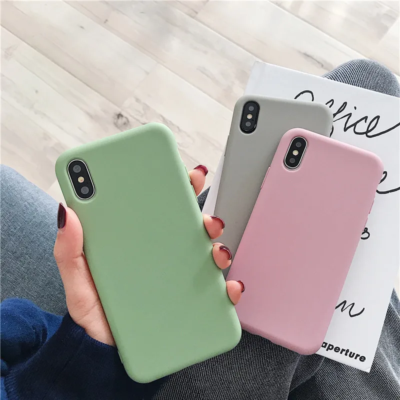 Colorful Simplicity Matte Case For iPhone 6 6s 7 8 Plus Soft TPU Case For iphone X Xs Max XR Silicone Full package Back Cover
Colorful Simplicity Matte Case For iPhone 6 6s 7 8 Plus Soft TPU Case For iphone X Xs Max XR Silicone Full package Back Cover