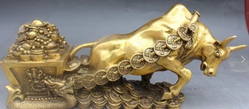 ymying 1017++++13" Brass Zodiac Year Animal Cattle Pull Wealth Money Yuanbao Dragon Statue
ymying 1017++++13" Brass Zodiac Year Animal Cattle Pull Wealth Money Yuanbao Dragon Statue