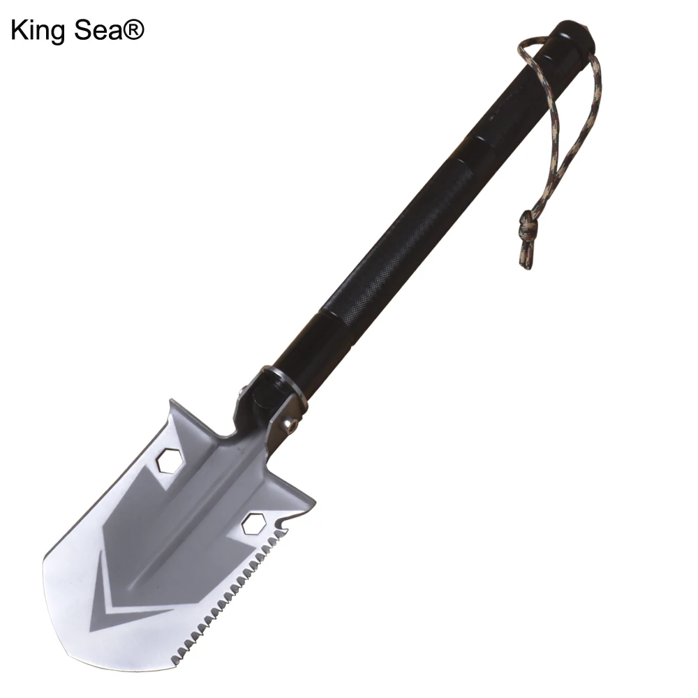 King Sea Folding Camping Shovel Multifunctional Aluminum Tactical Outdoor Spade Survival Emergency Tools with Knife Hammer
King Sea Folding Camping Shovel Multifunctional Aluminum Tactical Outdoor Spade Survival Emergency Tools with Knife Hammer