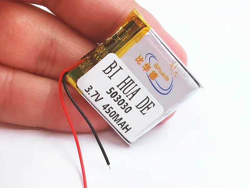 Polymer battery 450 mah 3.7 V 503030 smart home MP3 speakers Li-ion battery for dvr,GPS,mp3,mp4,smart watch,speaker LED Light
Polymer battery 450 mah 3.7 V 503030 smart home MP3 speakers Li-ion battery for dvr,GPS,mp3,mp4,smart watch,speaker LED Light