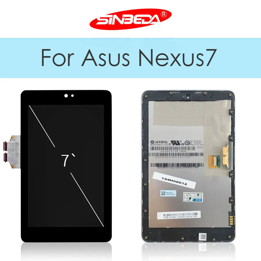Original LCD For Asus Google Nexus 7 1st ME370 2012 LCD Display + Touch Screen Digitizer Glass With Frame Assembly
Original LCD For Asus Google Nexus 7 1st ME370 2012 LCD Display + Touch Screen Digitizer Glass With Frame Assembly