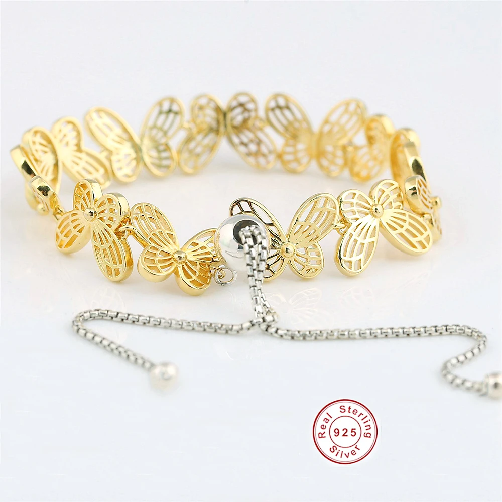 100% 925 Sterling Silver Shine Hollow butterfly bracelet women charm Bracelet Pull bracelet fashioon jewelry
100% 925 Sterling Silver Shine Hollow butterfly bracelet women charm Bracelet Pull bracelet fashioon jewelry