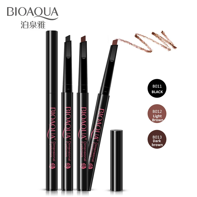 BIOAQUA Eyebrow Pencil 3 Color Waterproof Rotating Automatic Makeup Waterproof Long Lasting Eye Brow Cosmetic Pen
BIOAQUA Eyebrow Pencil 3 Color Waterproof Rotating Automatic Makeup Waterproof Long Lasting Eye Brow Cosmetic Pen
