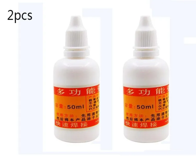 2PC strong soldering no-clean flux Multi-function metal plate galvanized sheet copper iron battery liquid welding flux
2PC strong soldering no-clean flux Multi-function metal plate galvanized sheet copper iron battery liquid welding flux