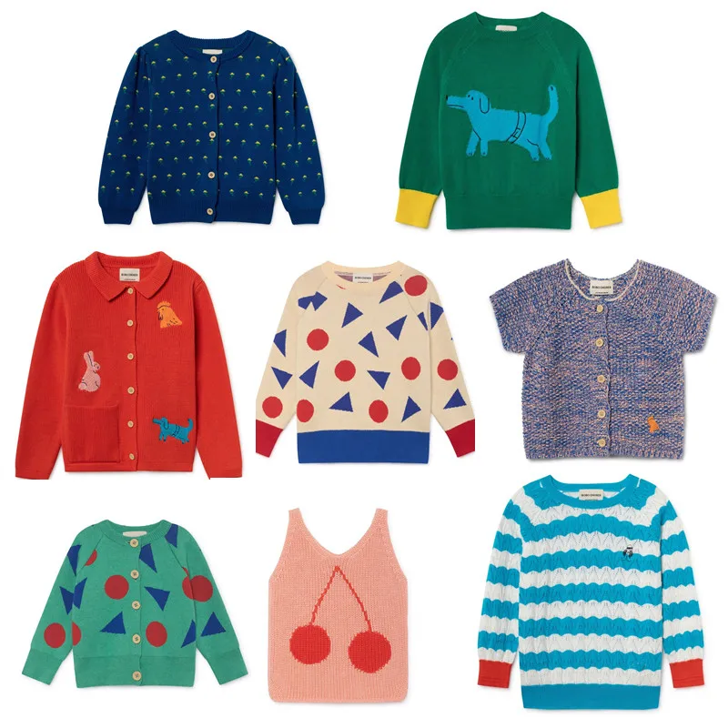 Girls sweaters Bobo choses 2019 Flowers Cardigan Cherry Top baby girl sweater Children Clothes Knitted sweater baby boy clothes
Girls sweaters Bobo choses 2019 Flowers Cardigan Cherry Top baby girl sweater Children Clothes Knitted sweater baby boy clothes