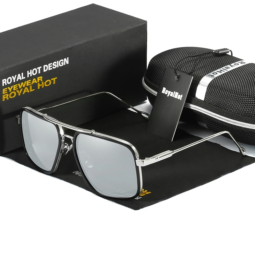 RoyalHot Men Women Big Square frame Polarized uv400 sunglasses Vintage fashion glasses eyewear H004
RoyalHot Men Women Big Square frame Polarized uv400 sunglasses Vintage fashion glasses eyewear H004