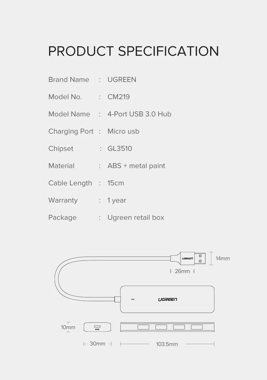 USB Hub with External 4 Ports HTB1aGb.VCrqK1RjSZK9q6xyypXaC.jpg - USB Hub with External 4 Ports