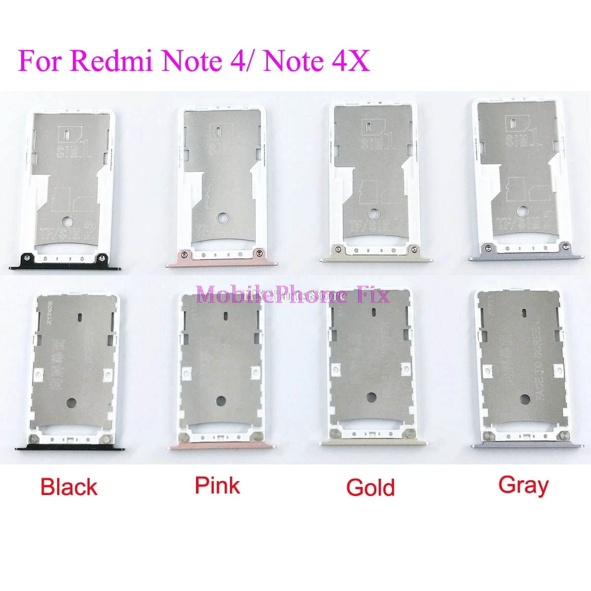 Sim Card Tray For Xiaomi Redmi Note 4, Note 4X Sim + SD Card Slot Holder Adapter Replacement Parts
Sim Card Tray For Xiaomi Redmi Note 4, Note 4X Sim + SD Card Slot Holder Adapter Replacement Parts