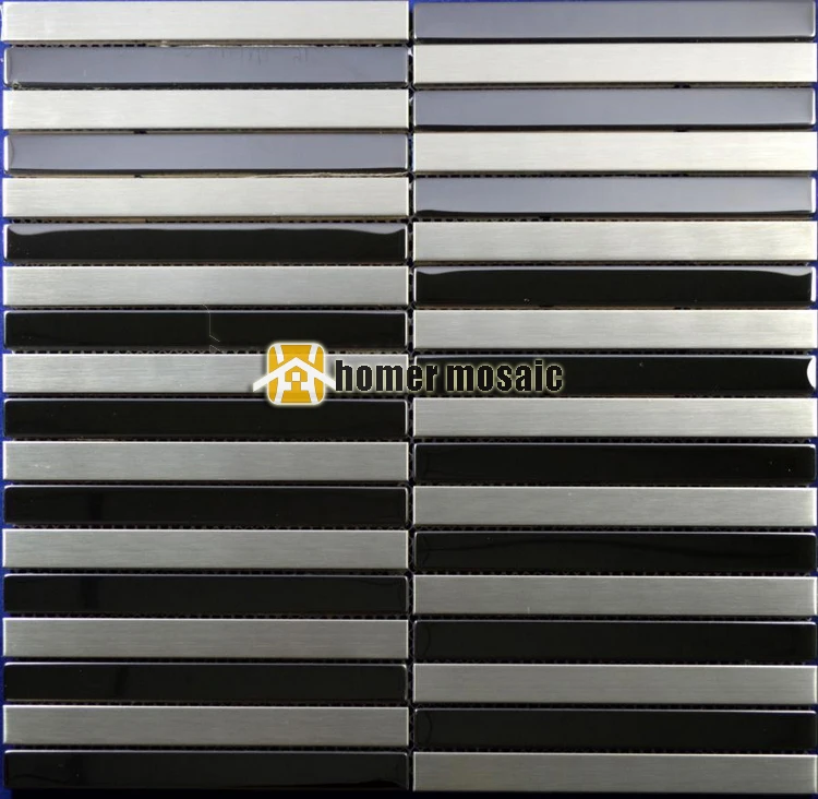 silver mixed black color long strip staniless steel metal mosaic modern living room bathroom shower metal tiles fireplace tile
silver mixed black color long strip staniless steel metal mosaic modern living room bathroom shower metal tiles fireplace tile