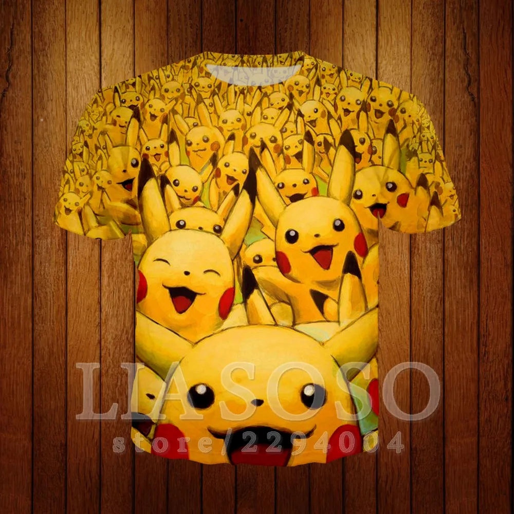 3D Pokemon Pikachu TShirt For Men Women T-shirts Fashion Summer Casual Tees Tops Anime Cartoon Clothing Cute Costume Drop Ship y
3D Pokemon Pikachu TShirt For Men Women T-shirts Fashion Summer Casual Tees Tops Anime Cartoon Clothing Cute Costume Drop Ship y